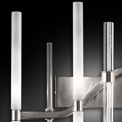 Vertical Murano Glass Tube Wall Light