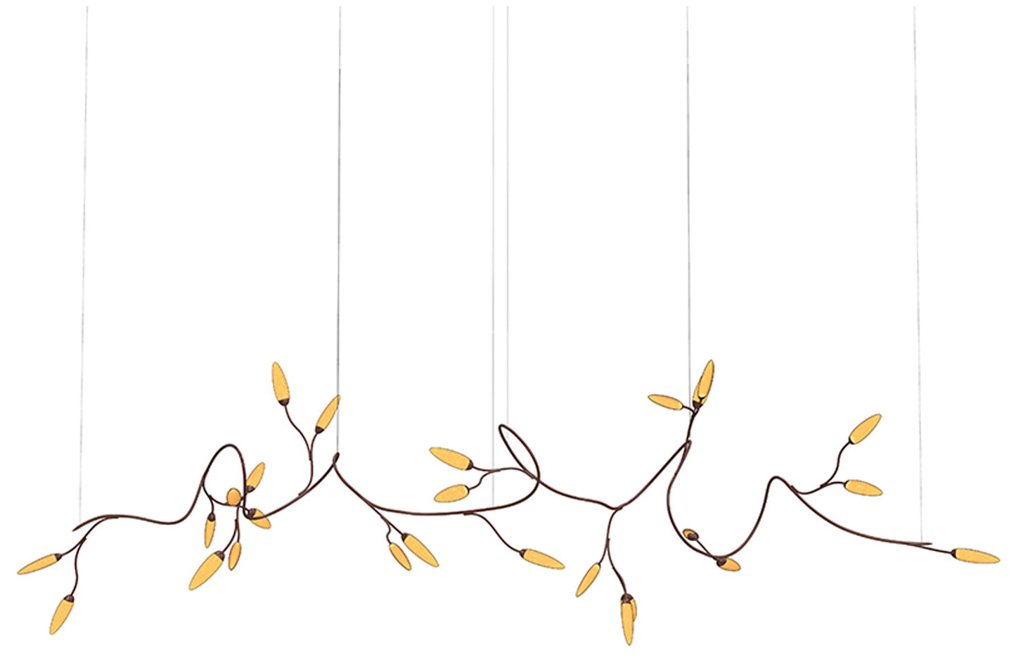 Vines Large LED Pendant - Coffee Bronze