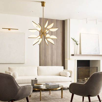 Visual Comfort Belterra 38" Wide Brass Globe LED Chandelier