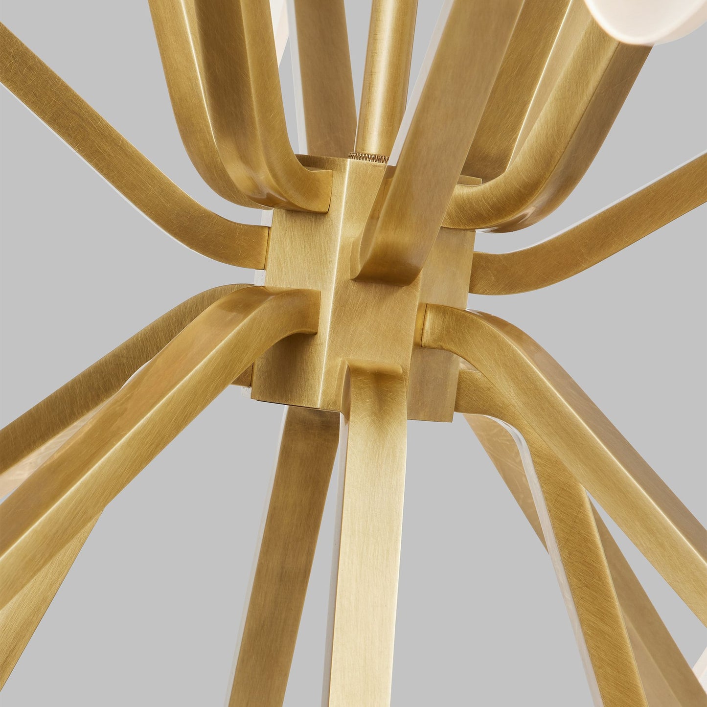 Visual Comfort Belterra 38" Wide Brass Globe LED Chandelier