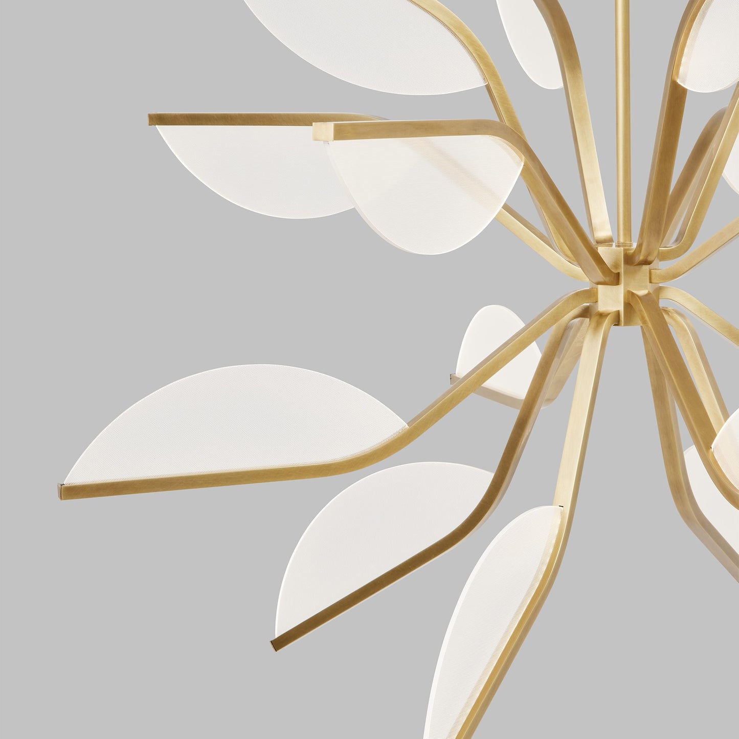 Visual Comfort Belterra 38" Wide Brass Globe LED Chandelier