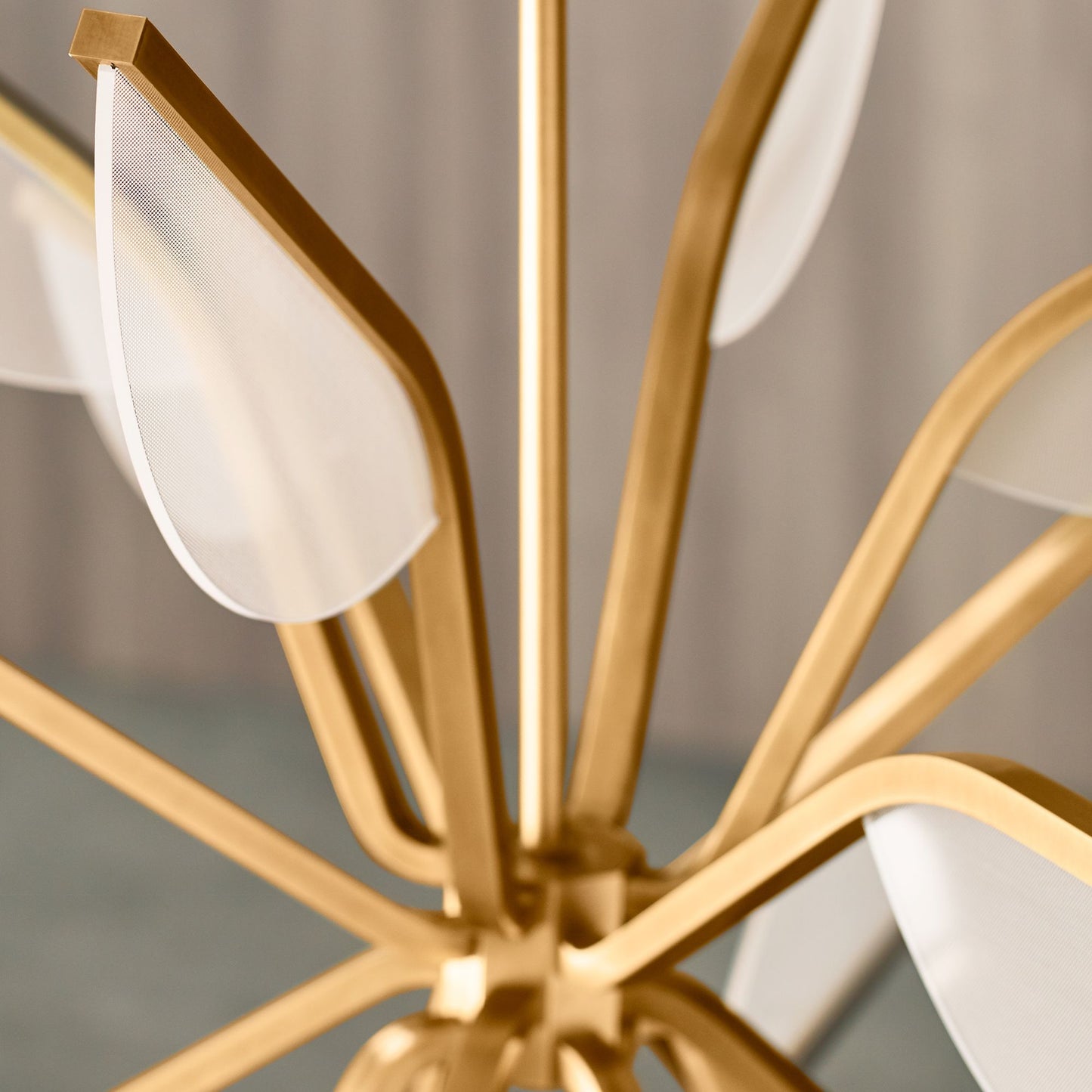 Visual Comfort Belterra 38"W Natural Brass LED Chandelier