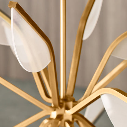 Visual Comfort Belterra 38"W Natural Brass LED Chandelier