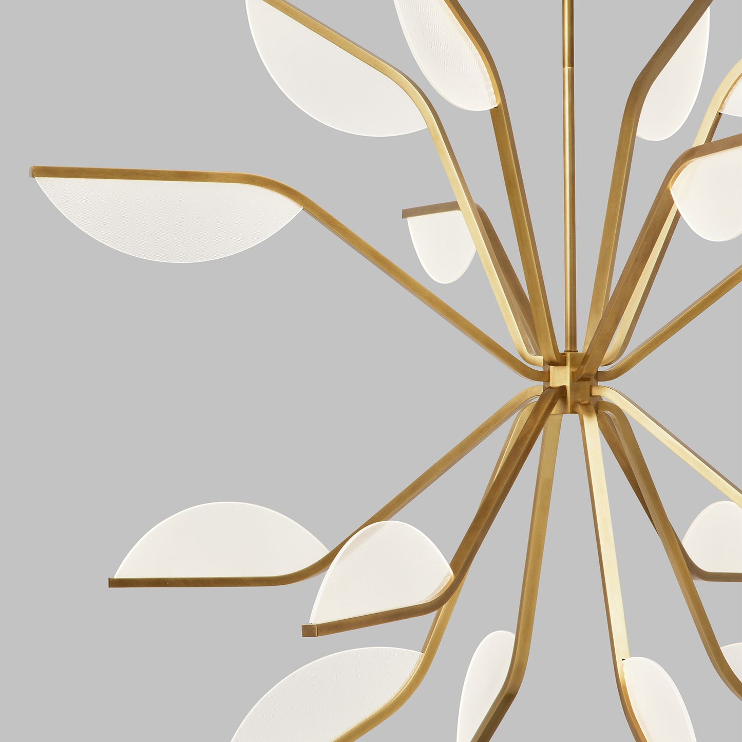 Visual Comfort Belterra 43"W Natural Brass LED Chandelier