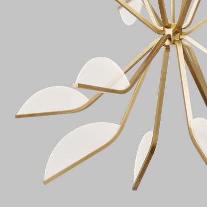 Visual Comfort Belterra 43"W Natural Brass LED Chandelier