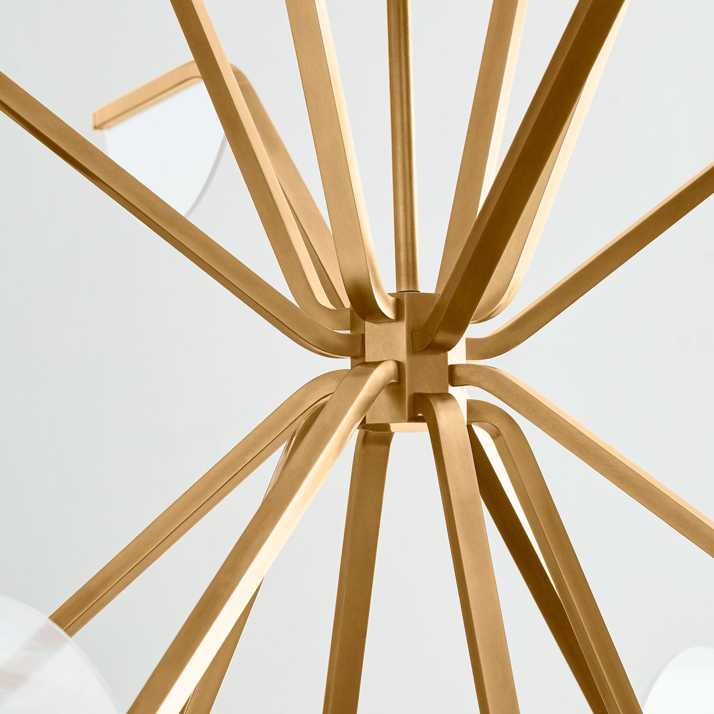 Visual Comfort Belterra 43"W Natural Brass LED Chandelier