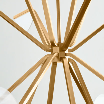 Visual Comfort Belterra 43"W Natural Brass LED Chandelier