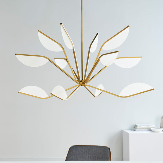 Visual Comfort Belterra 48"W Natural Brass LED Chandelier
