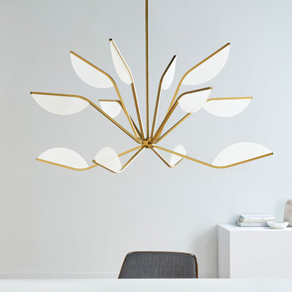 Visual Comfort Belterra 48"W Natural Brass LED Chandelier