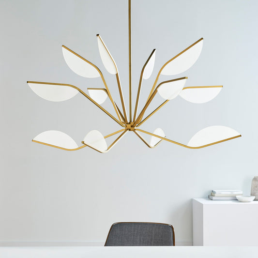 Visual Comfort Belterra 48"W Natural Brass LED Chandelier