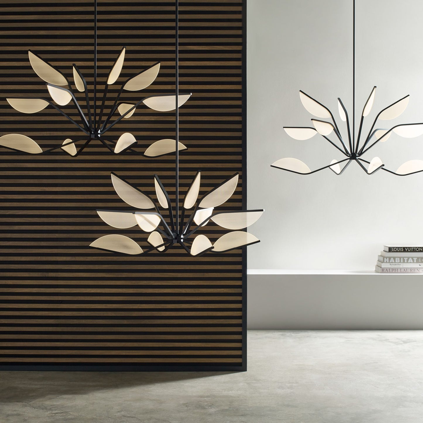 Visual Comfort Belterra Matte Black 48" Wide LED Chandelier