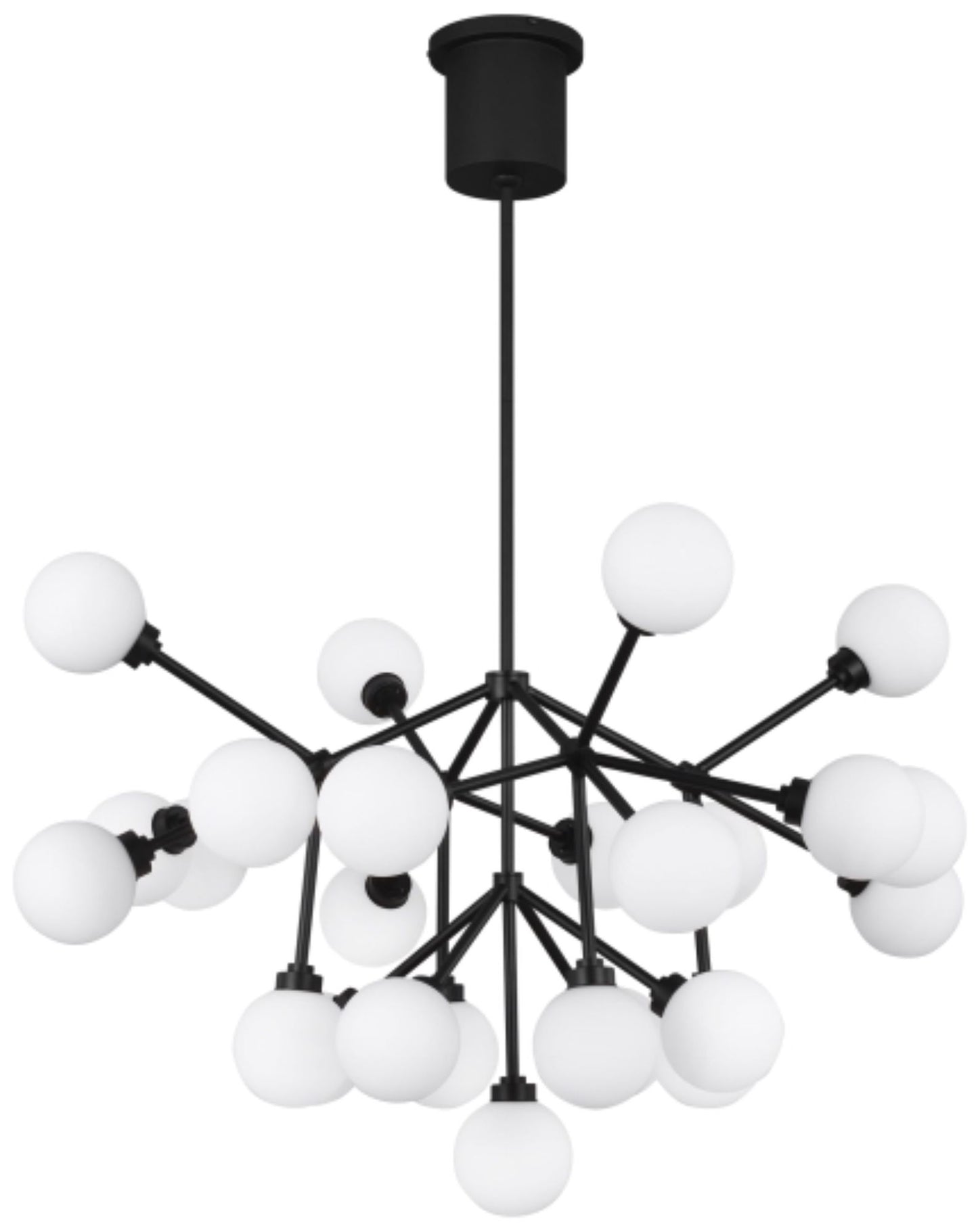 Visual Comfort Mara 28" Wide Nightshade Black LED Chandelier