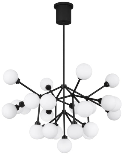 Visual Comfort Mara 28" Wide Nightshade Black LED Chandelier