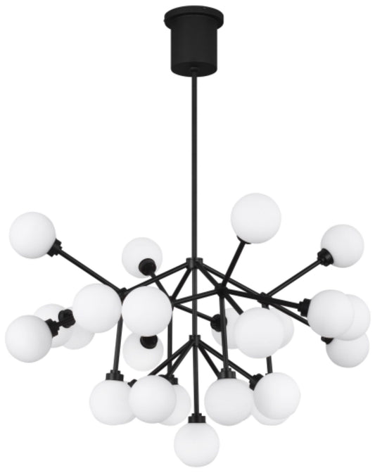 Visual Comfort Mara 28" Wide Nightshade Black LED Chandelier