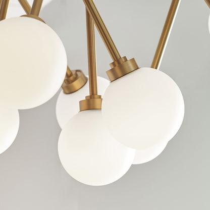 Visual Comfort Mara 32 1/2"W Brass 45-Light LED Chandelier