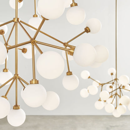 Visual Comfort Mara 32 1/2"W Brass 45-Light LED Chandelier