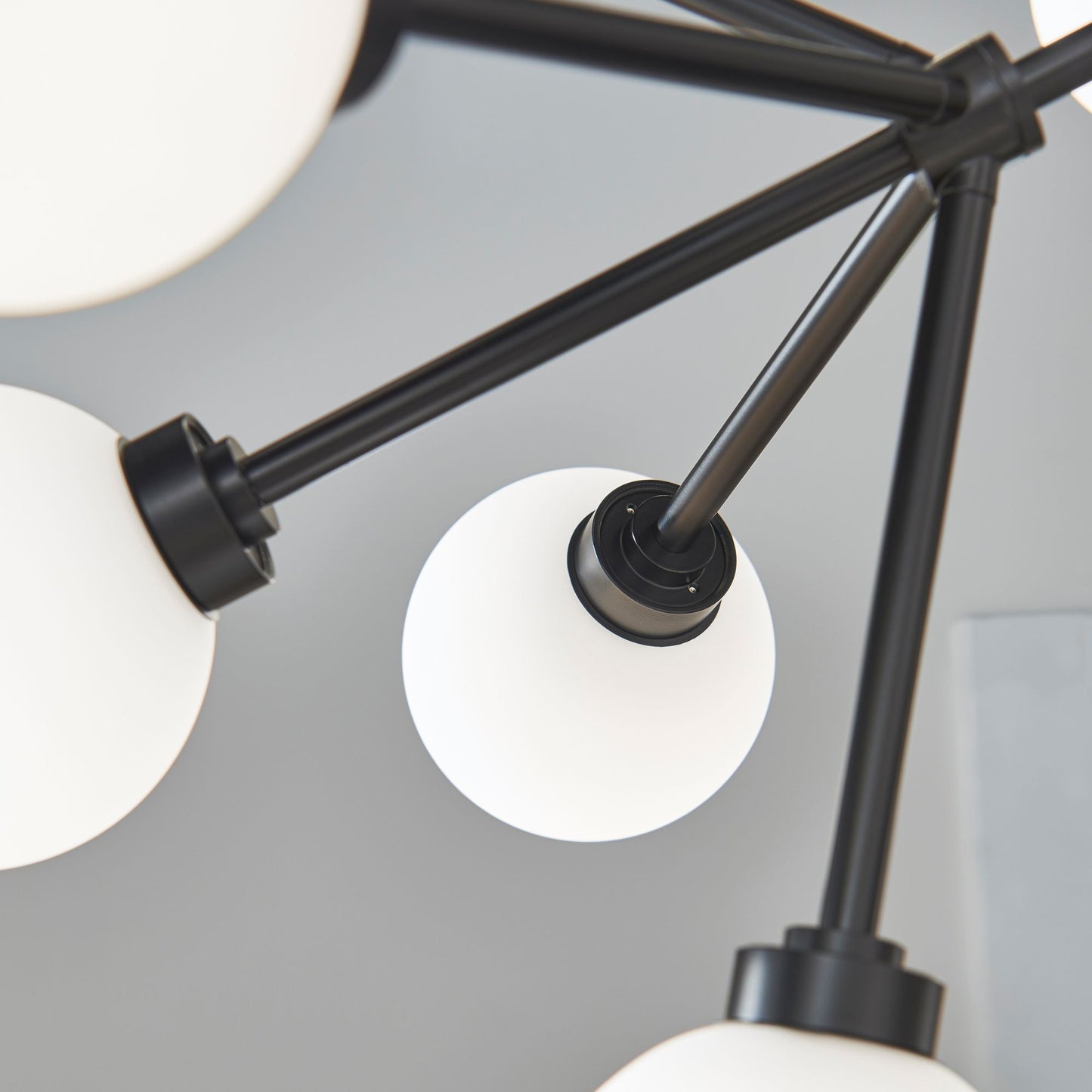 Visual Comfort Mara 32"W Matte Black LED 45-Light Chandelier