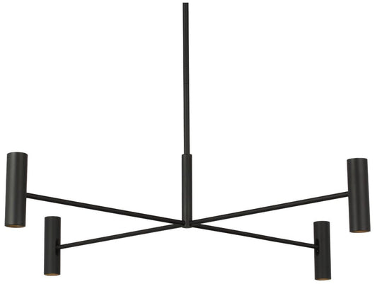 Visual Comfort Ponte 36"W Nightshade Black LED Chandelier