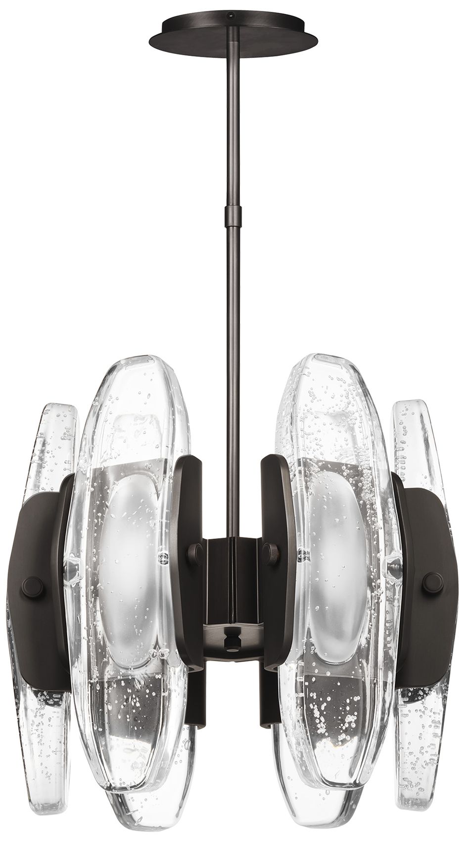 Visual Comfort Wythe 15 3/4" Wide Bronze 6-Light LED Pendant