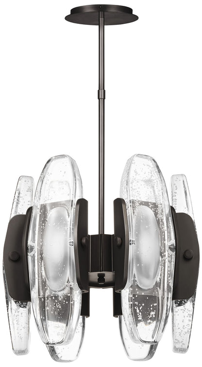 Visual Comfort Wythe 15 3/4" Wide Bronze 6-Light LED Pendant