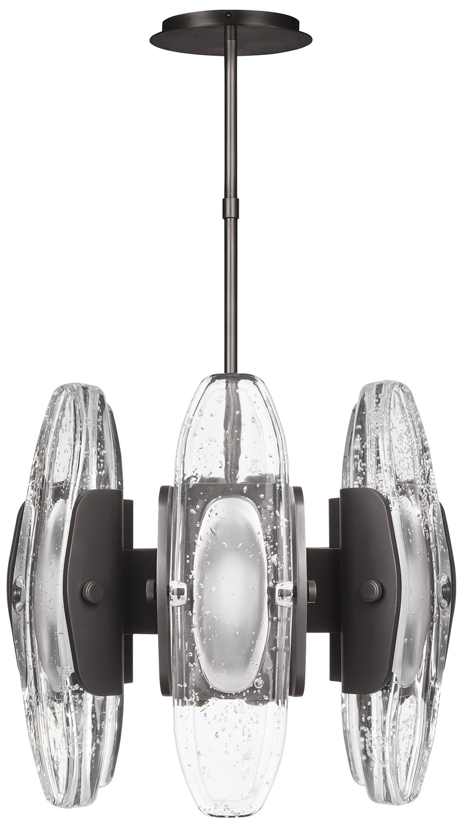 Visual Comfort Wythe 15 3/4" Wide Bronze 6-Light LED Pendant