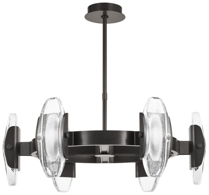 Visual Comfort Wythe 30"W Dark Bronze 6-Light LED Pendant