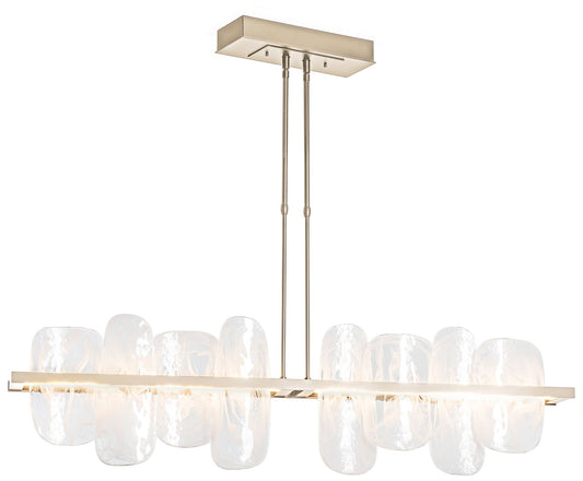 Vitre 51.9" Wide Large Soft Gold LED Linear Pendant