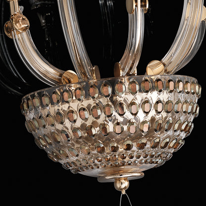 Exclusive Bronze Crystal Wall Light