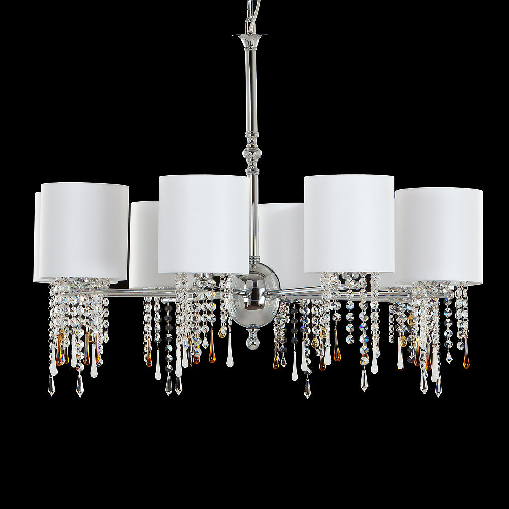 Crystal Polished Chrome Chandelier