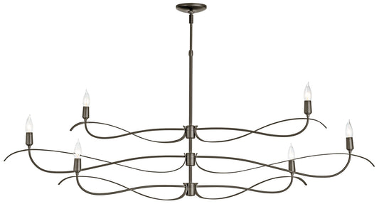 Willow 59.4" Wide 6.Light Large Oil Rubbed Bronze Chandelier